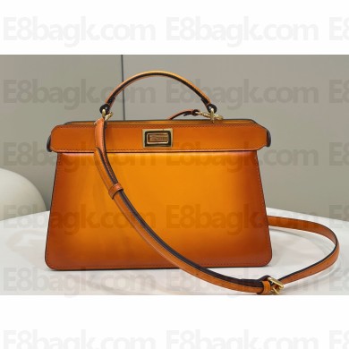 Fendi Peekaboo ISEEU East-West Bag Graduated Orange