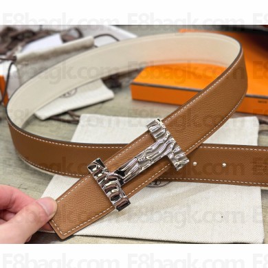 Hermes Quizz H20 belt buckle & Reversible leather strap 38 mm 03