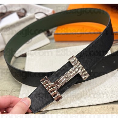 Hermes Quizz H20 belt buckle & Reversible leather strap 38 mm 04