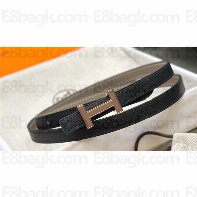 Hermes Focus belt buckle & Reversible leather strap 13 mm 09