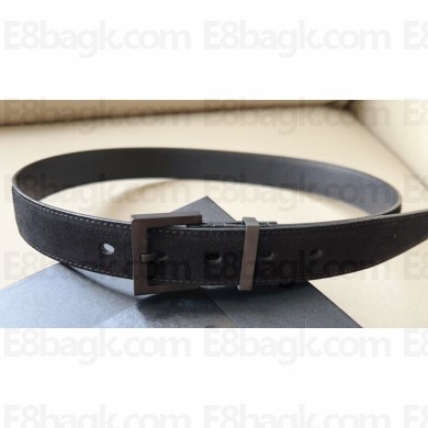 Saint Laurent Width 3cm cassandre belt with square buckle 03