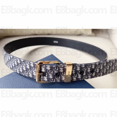 Dior Width 3.5cm Essentials Belt in Dior Oblique Jacquard 03