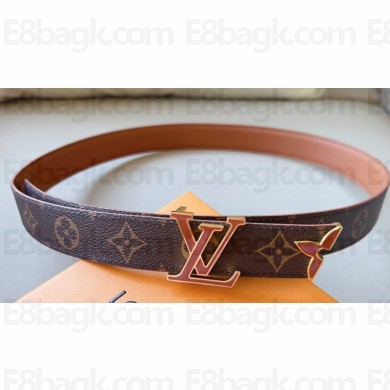 Louis Vuitton Pretty LV Enamel 30mm Reversible Belt 01