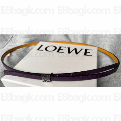 Loewe Width 0.8cm Reversible Anagram belt in smooth calfskin 02