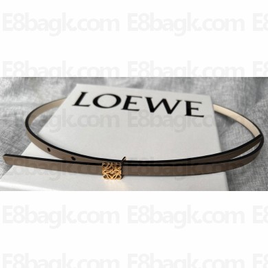 Loewe Width 0.8cm Reversible Anagram belt in smooth calfskin 03
