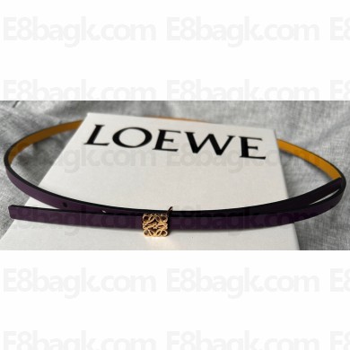 Loewe Width 0.8cm Reversible Anagram belt in smooth calfskin 05
