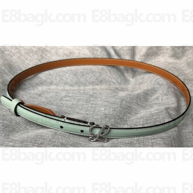 Loewe Width 1.5cm Belt in smooth calfskin with contrast stitching 04