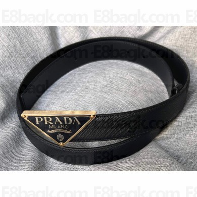Prada Width 3cm Saffiano leather belt 240102 14