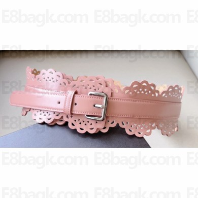 Alaia Width 7cm CORSET BELT IN VIENNE WAVE CALFSKIN 04