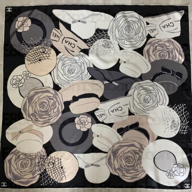 Chanel SILK SQUARE Scarf 90x90cm 01 2023