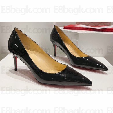 Christian Louboutin Heel 6.5cm Kate Pumps in Patent Black