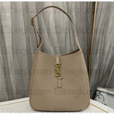 Saint Laurent le 5 à 7 supple small Bag in grained leather 713938 Beige