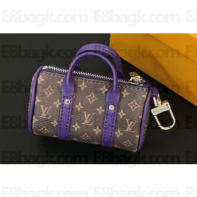 Louis Vuitton LV Colormania Mini Keepall Pouch M01515 Purple 2024