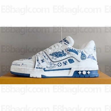 Louis Vuitton LV Trainer Women/Men Sneakers Top Quality 78 2024