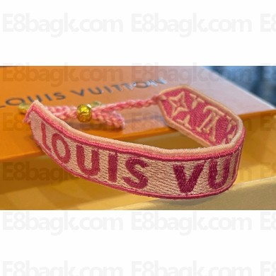 Louis Vuitton Textile canvas and brass LV Buddy Bracelet 06 2024