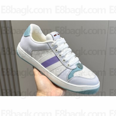 Gucci Men's Screener sneakers in GG Supreme canvas with Web 01