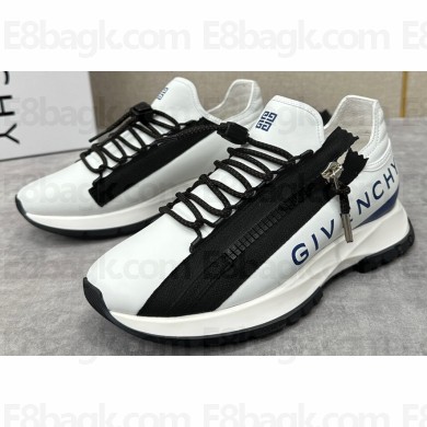 Givenchy Spectre runner Men's Sneakers in leather White/Black with zip