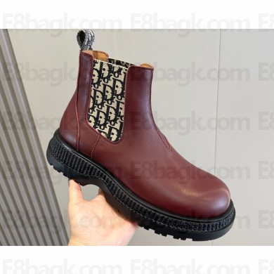 Dior Explorer Chelsea Men's Boots in Calfskin with Dior Oblique Motif 03