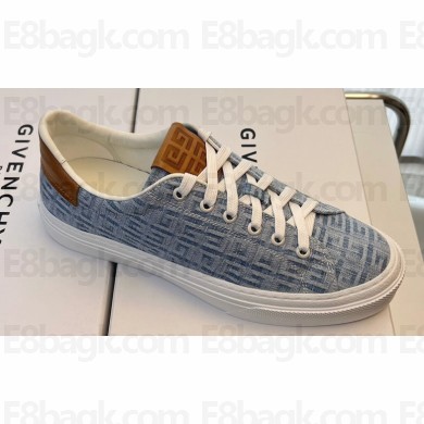 Givenchy City Men's Sneakers in 4G denim Blue 02