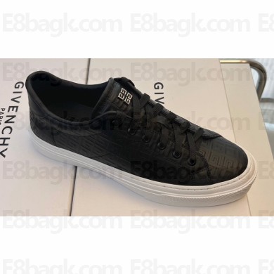 Givenchy City Men's Sneakers in 4G leather Black