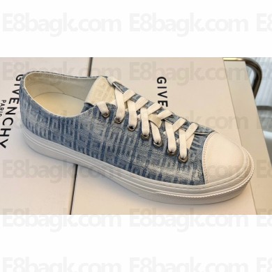 Givenchy City Men's Sneakers in 4G denim Blue 01