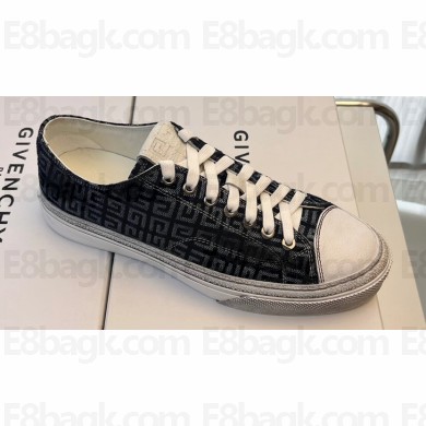 Givenchy City Men's Sneakers in 4G denim Black 01