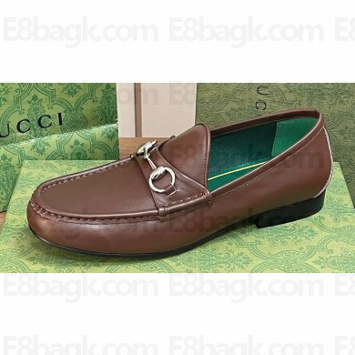 Gucci Men's Horsebit 1953 loafers with Horsebit ‎757769 Brown 2024
