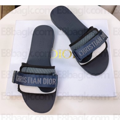 Cheap Sale Dior Dio(r)evolution Slides in Technical Fabric 02