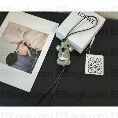 Loewe Koala charm in felt and calfskin