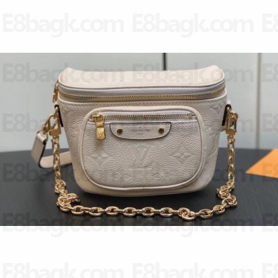 Louis Vuitton Monogram Empreinte Mini Bumbag M83275 Cream 2024