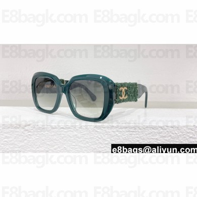 Chanel Acetate & Tweed Square Sunglasses A71574 5512-A 04 2024
