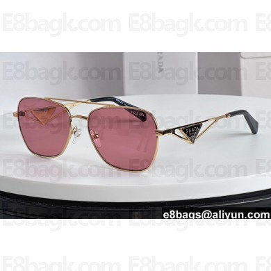 Prada Sunglasses with Triangle Logo SPRA50S 04 2024