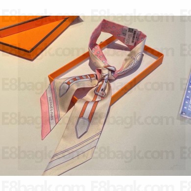 Hermes Twilly Silk Scarf 5x86cm 240221 08 2024