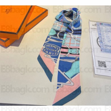 Hermes Twilly Silk Scarf 5x86cm 240221 03 2024