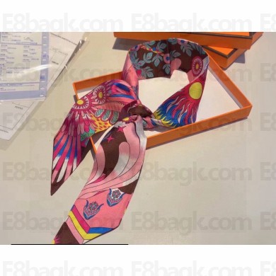 Hermes Twilly Silk Scarf 5x86cm 240221 21 2024