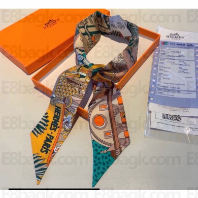Hermes Twilly Silk Scarf 5x86cm 240221 31 2024