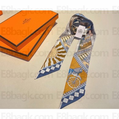 Hermes Twilly Silk Scarf 5x86cm 240221 33 2024