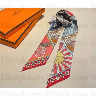 Hermes Twilly Silk Scarf 5x86cm 240221 35 2024