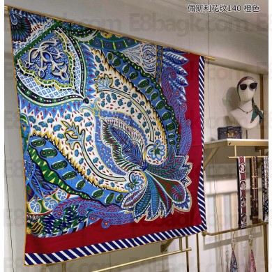 Hermes Shawl 140 Scarf in cashmere and silk 140x140cm Top Quality 130 2024