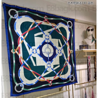 Hermes Shawl 140 Scarf in cashmere and silk 140x140cm Top Quality 15 2024