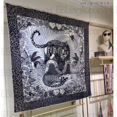 Hermes Shawl 140 Scarf in cashmere and silk 140x140cm Top Quality 74 2024