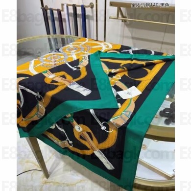 Hermes Shawl 140 Scarf in cashmere and silk 140x140cm Top Quality 106 2024