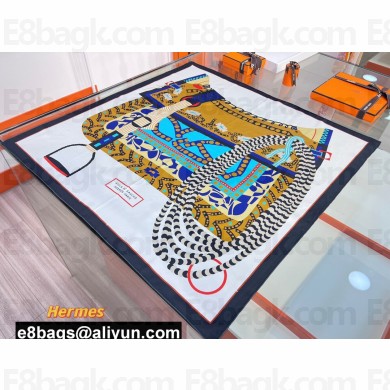 Hermes scarf 90x90cm in silk twill Top Quality 19 2024