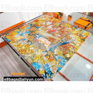 Hermes scarf 90x90cm in silk twill Top Quality 29 2024