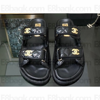 Chanel  CC Logo Beach Mules Sandals 19 2024