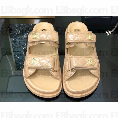 Chanel  CC Logo Beach Mules Sandals 21 2024