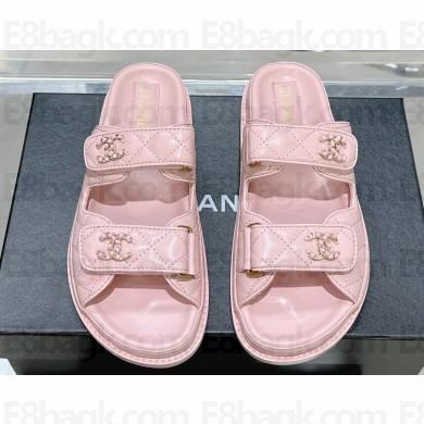 Chanel  CC Logo Beach Mules Sandals 04 2024