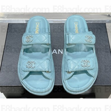 Chanel  CC Logo Beach Mules Sandals 05 2024