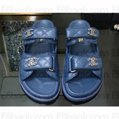 Chanel  CC Logo Beach Mules Sandals 13 2024