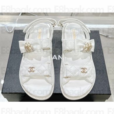 Chanel  CC Logo Beach Sandals 05 2024